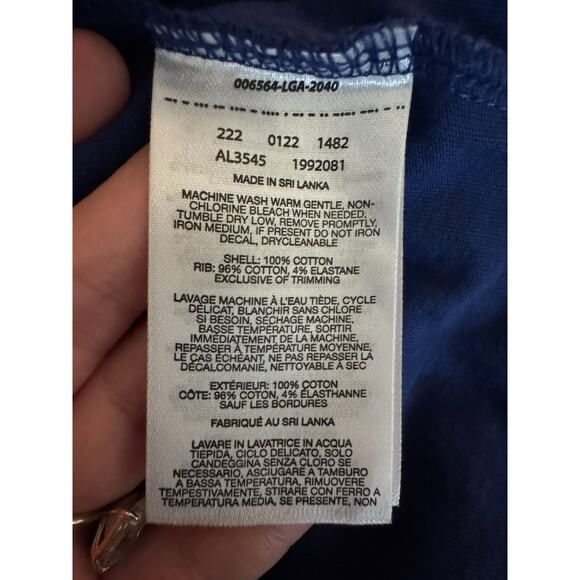 Columbia Women’s Loose Fit Blue Tiffany Logo Tee Size XL - Picture 8 of 10